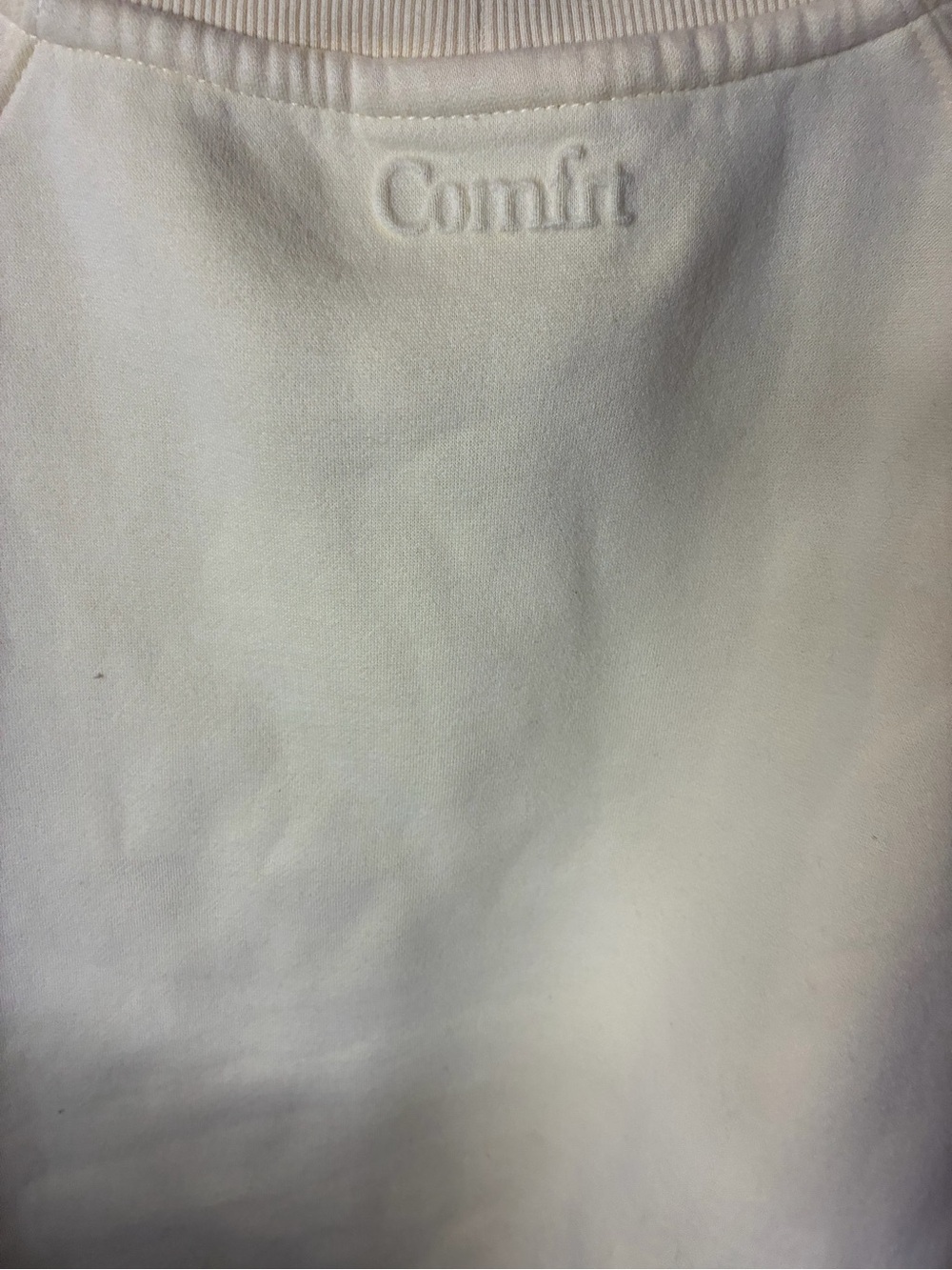 Comfit Men’s White Crewneck Sweatshirt